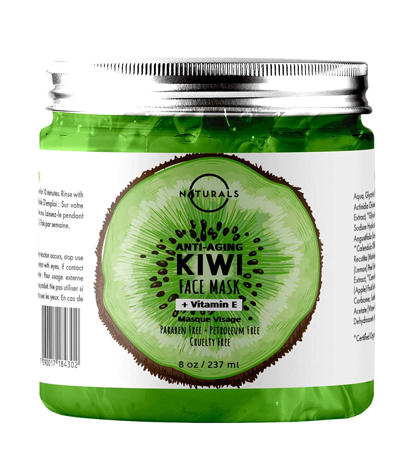 [amazon] Naturals AntiAging Kiwi & Vitamin E Gel Face Mask(4.99/prime