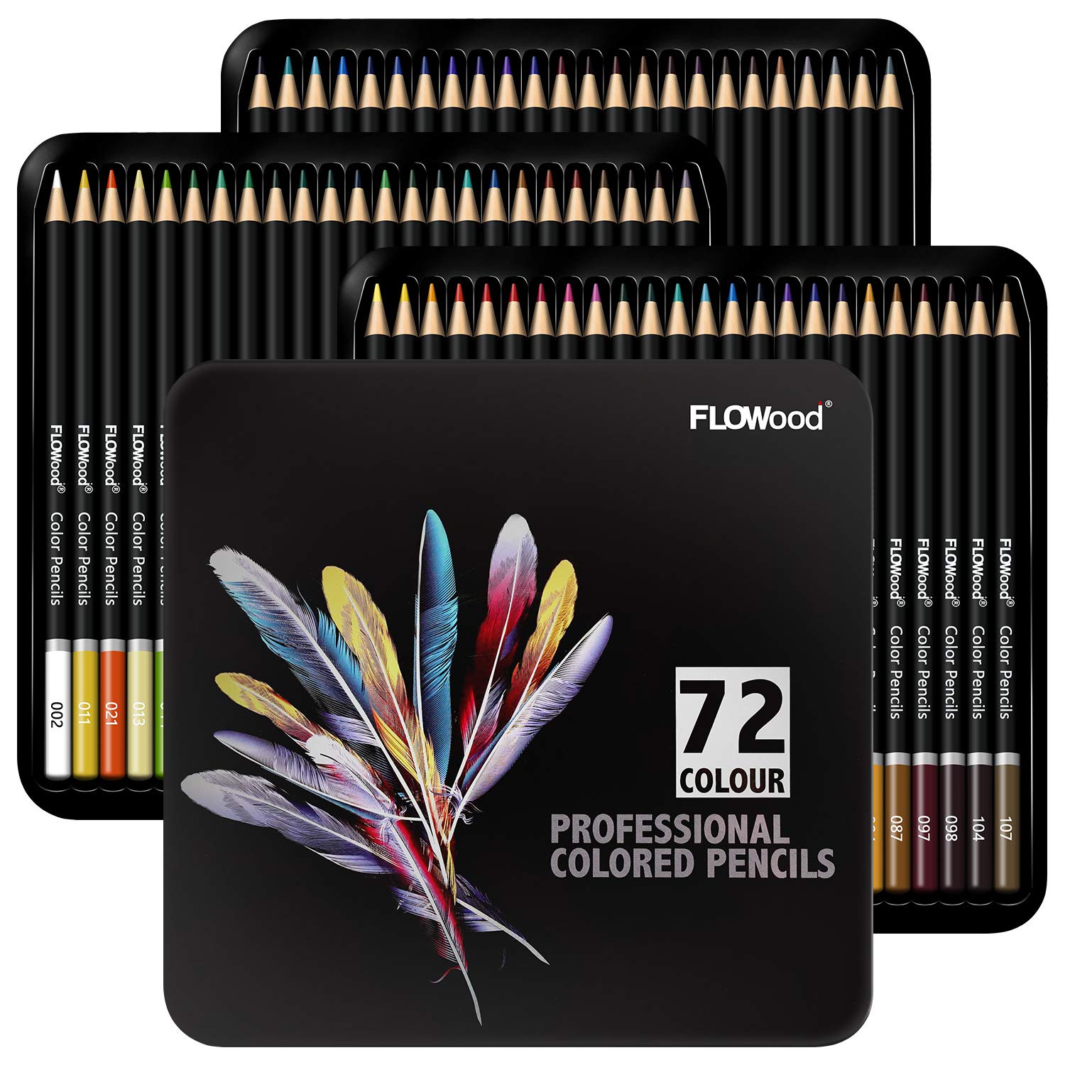 [amazon] Flowood 72 Pcs Colored Pencils Professional Soft Core Art
