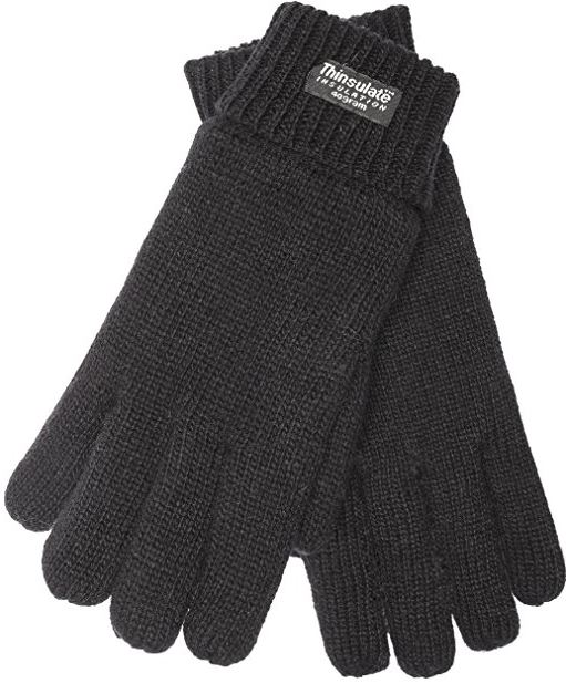 EEM Women's Knitted Gloves With Thinsulate Thermal Lining | 100% Wool, Warm Winter Gloves