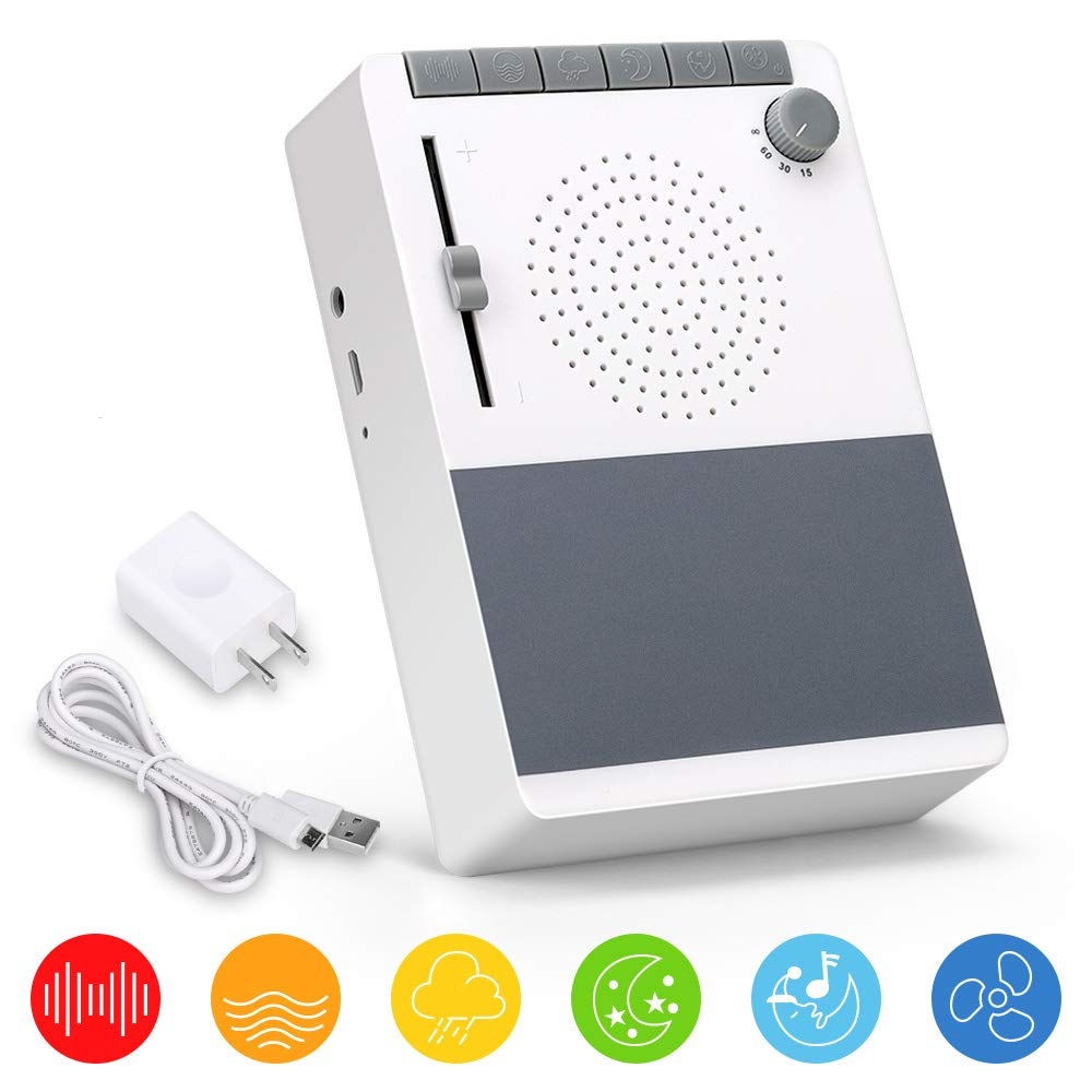 [amazon] Sound Machine for Sleeping with 3 Timers & 6 Non-Looping Sound ...