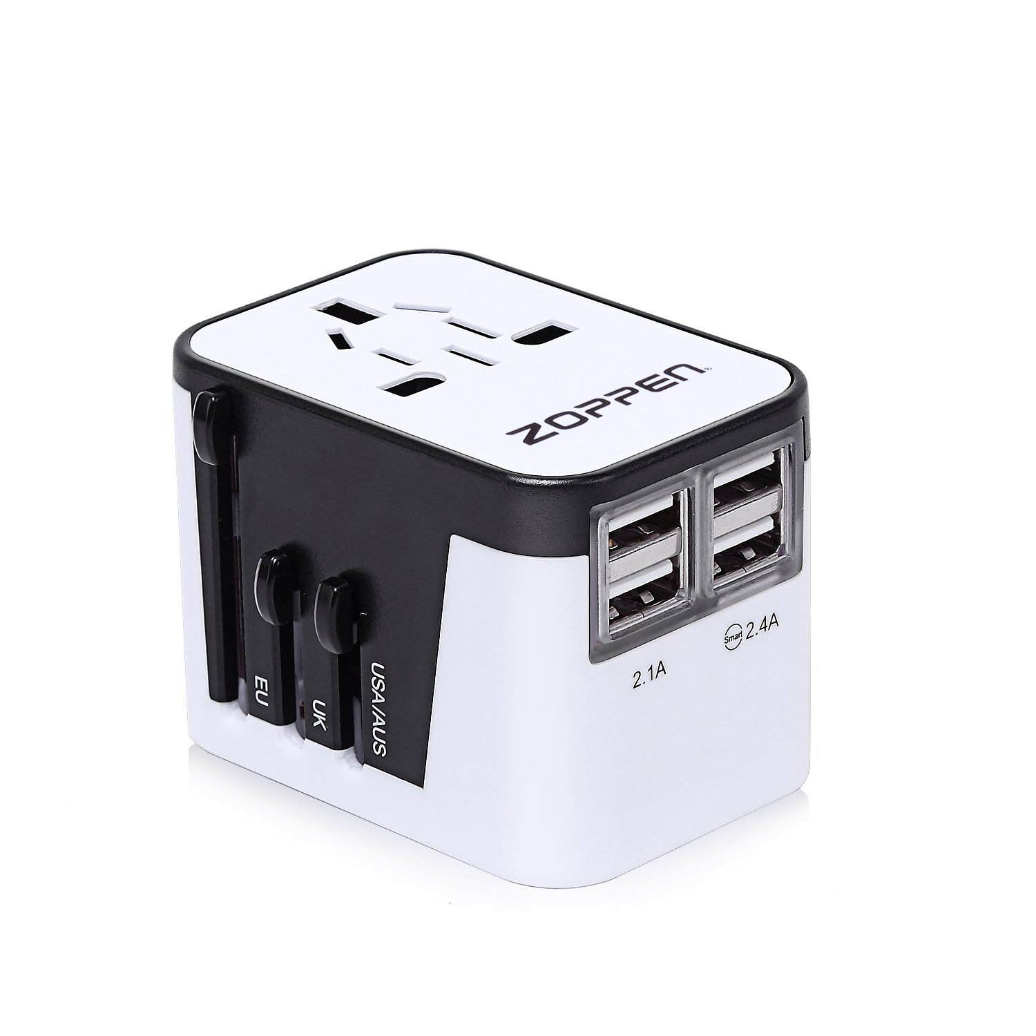 [amazon] International Travel Plug Adapter 4 USB Universal Outlets ($6. ...